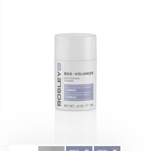 Bosley MD Hair Thickening Fiber- Black-5 Bottles